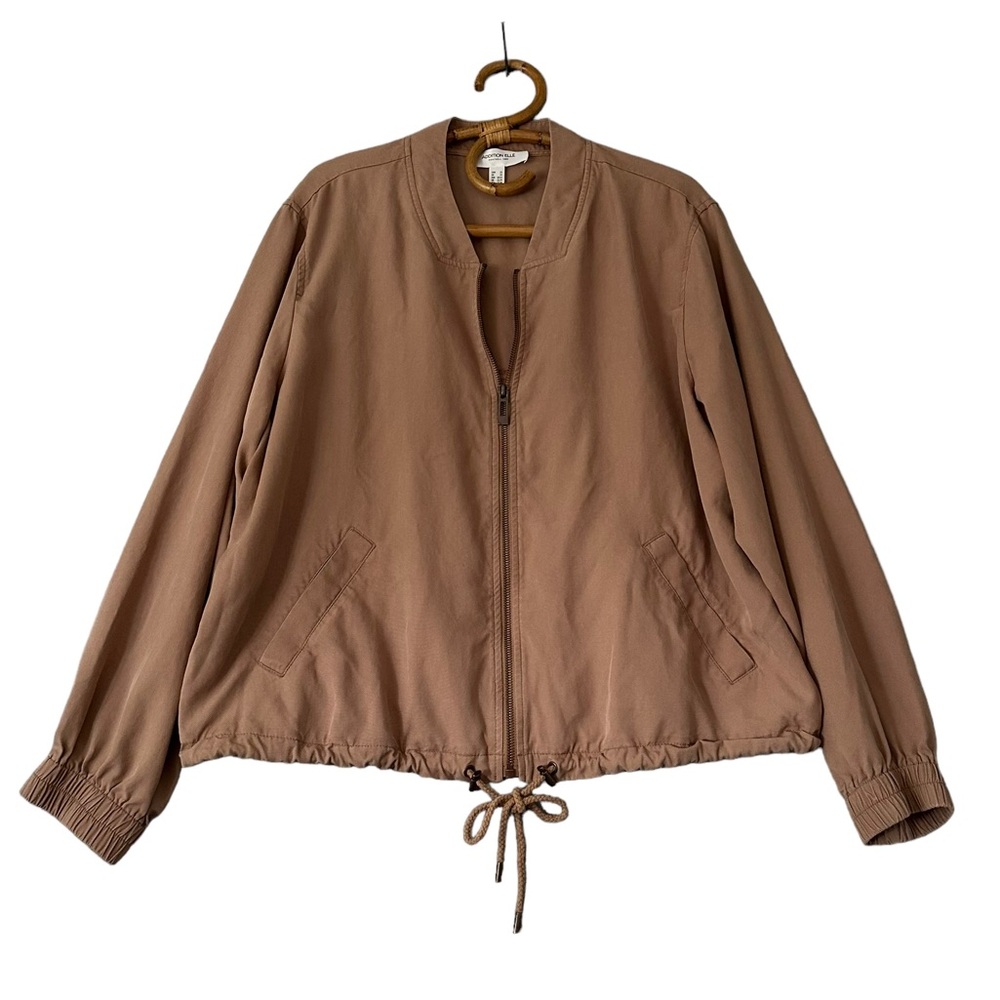 Addition Elle‎ | Blush Pink Lightweight Bomber Style Jacket Size 2X